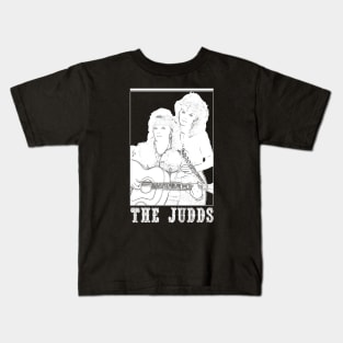 The Judds // 80s// White retro Kids T-Shirt